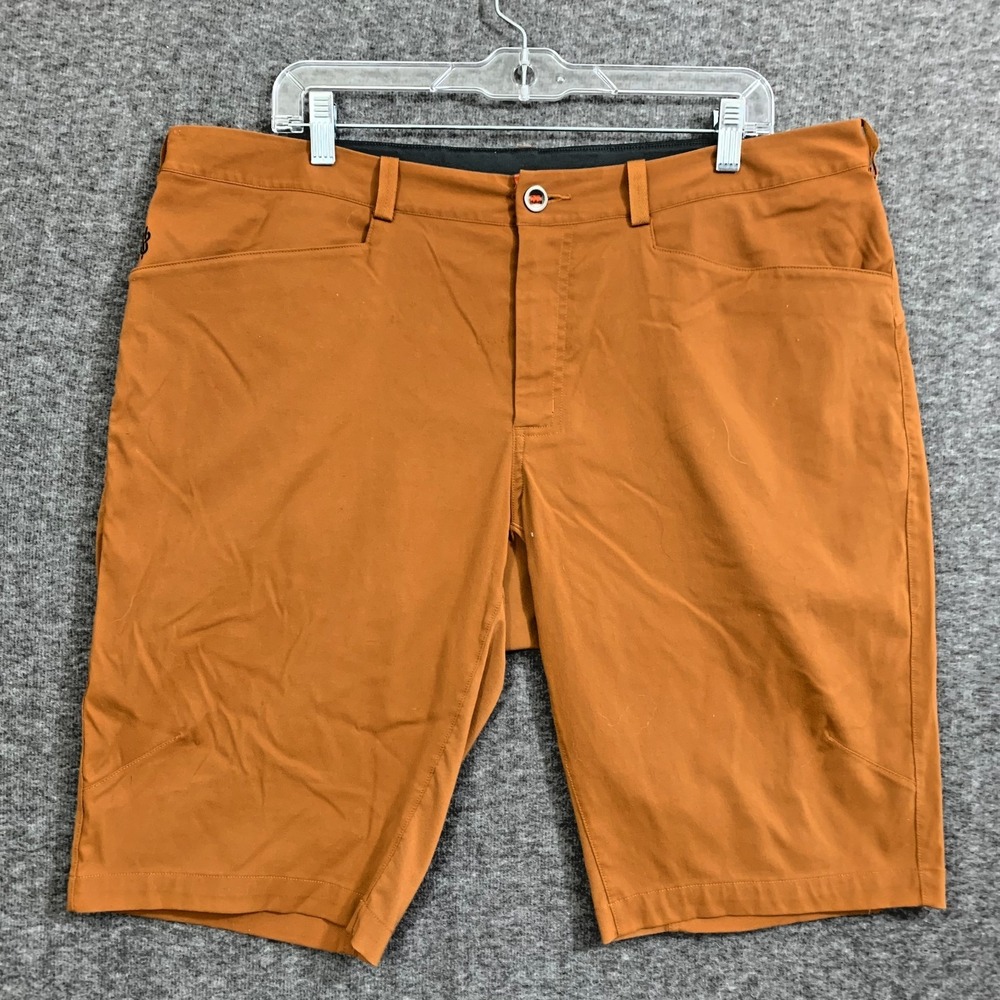 The North Face Beyond The Wall Rock Flashdry XD Shorts Men 38 Orange Hiking Camp